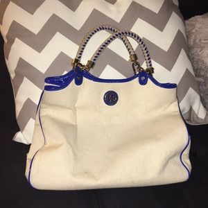 Tory Burch canvas tote bag